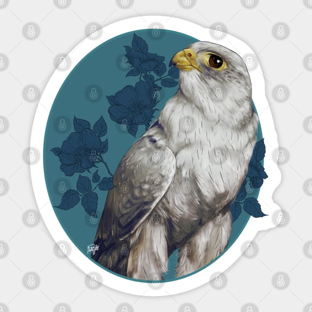 Gray Falcon Sticker by Monstrous1